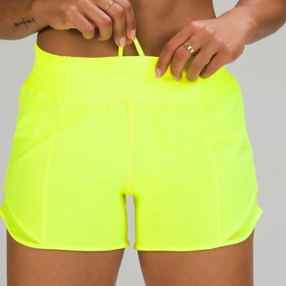 lululemon athletica Shorts Lululemon Hotty Hot Short 4highlighter